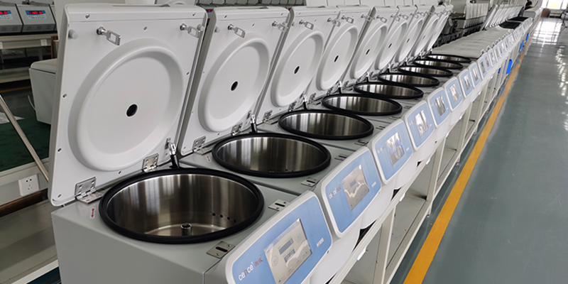 Высокая скорость центрифуги широко используется